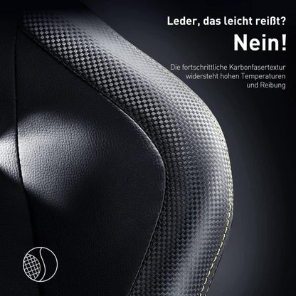 Ergonomischer Gaming Stuhl Lordosenstütze Höhenverstellbar Grau
