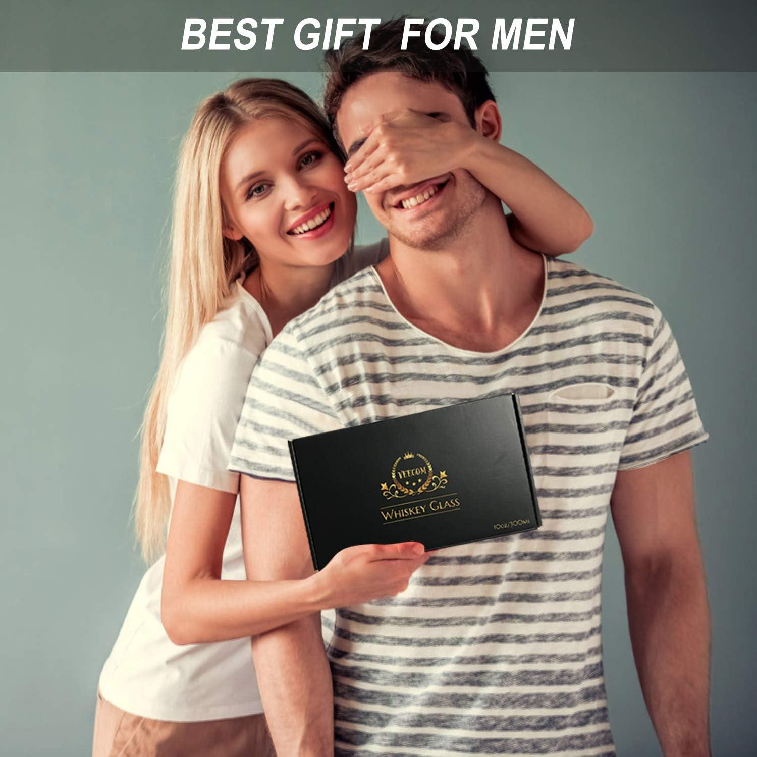 Whiskeygläser 4er Set 315ml Whisky Old Fashioned Rum Glas Tumbler