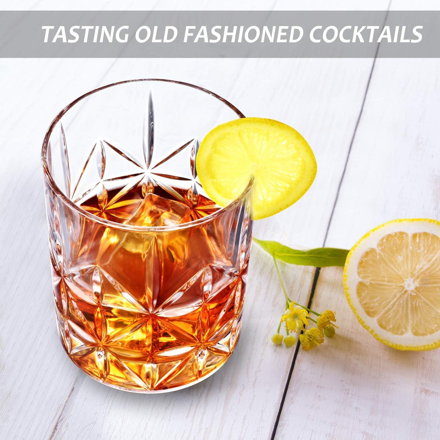 Whiskygläser Set 315ml Old Fashioned 2er - Geschenkset Männer Papa Scotch Cocktail