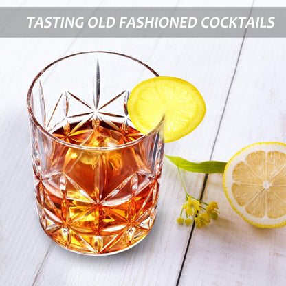 Whiskygläser Set 315ml Old Fashioned 2er - Geschenkset Männer Papa Scotch Cocktail