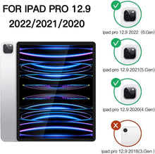 DLveer Magnetische Hülle iPad Pro 12.9 Zoll 2022 Schwarz