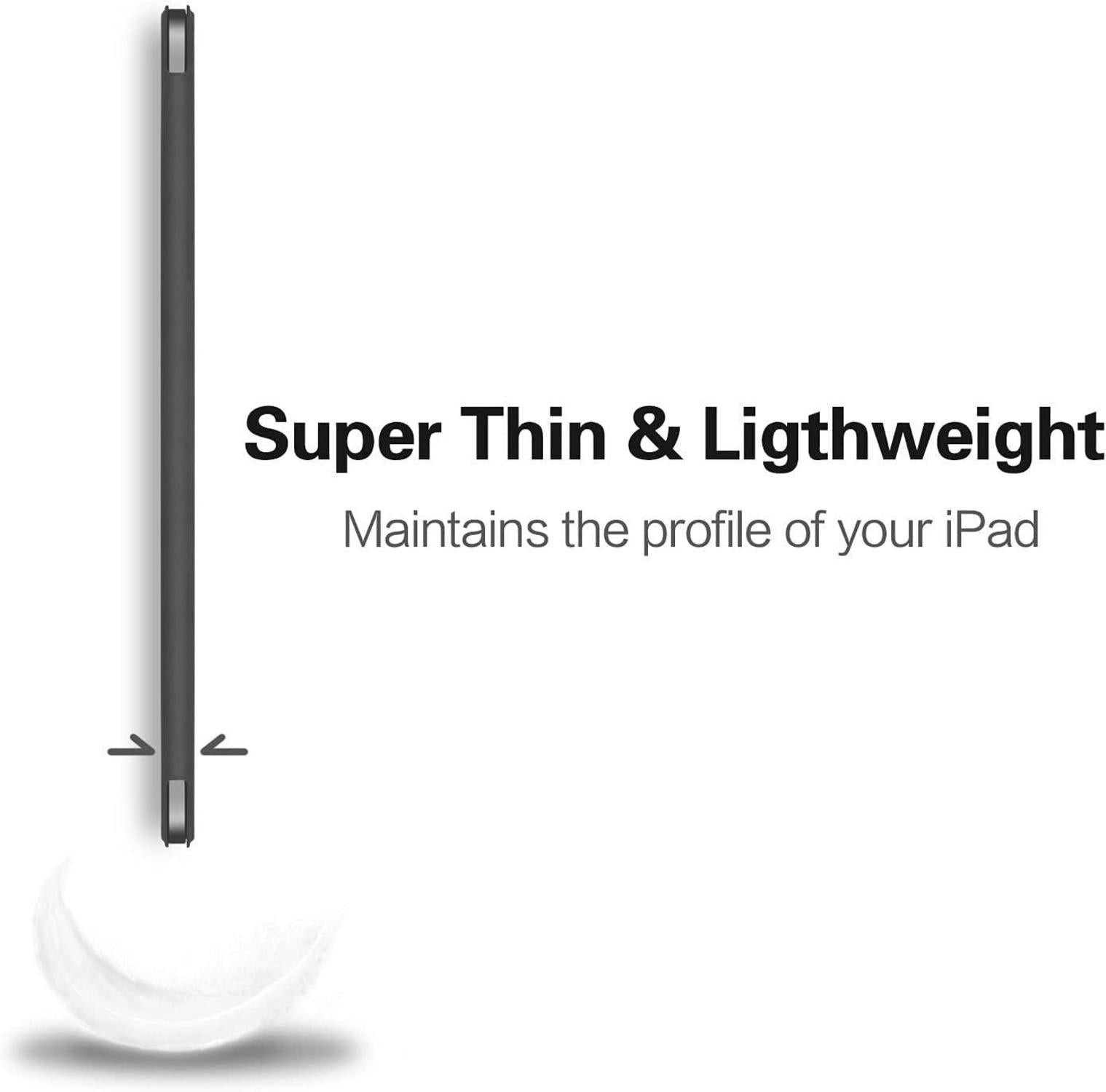 DLveer Magnetische iPad Pro 12.9 Hülle 2022 Schwarz