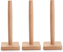 Holz Küchenrollenhalter 3er Set vertikale Papierhandtuchhalter