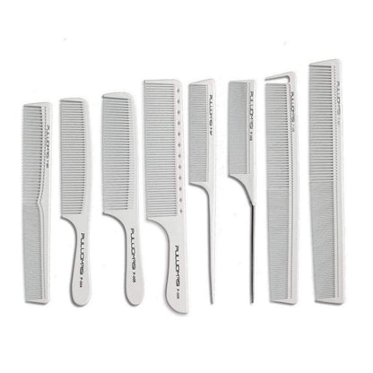 8-teiliges Profi Carbonfaser-Kammset für perfektes Styling