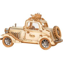 Rolife 3D Holzpuzzle Oldtimer Modellbausatz für Erwachsene