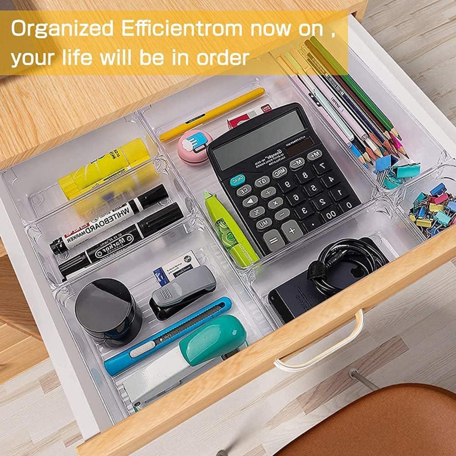 Acryl Organizer Schublade Set 20-tlg. Durchsichtige Aufbewahrungsboxen
