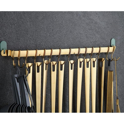 37-teiliges Gold Küchenutensilien Set Edelstahl Titanvergoldung