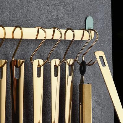 37-teiliges Gold Küchenutensilien Set Edelstahl Titanvergoldung