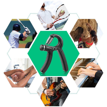 Handtrainer Set: Einstellbarer Griffkraft-Trainer für Sport & Therapie