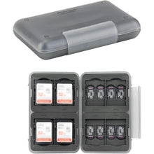 Wasserdichte SD Karten Aufbewahrung Schutzbox für 8 SD Grau