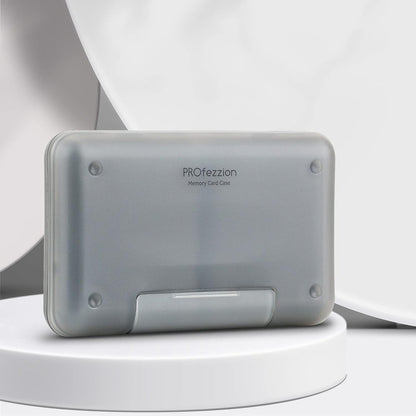 Wasserdichte SD Karten Aufbewahrung Schutzbox für 8 SD Grau