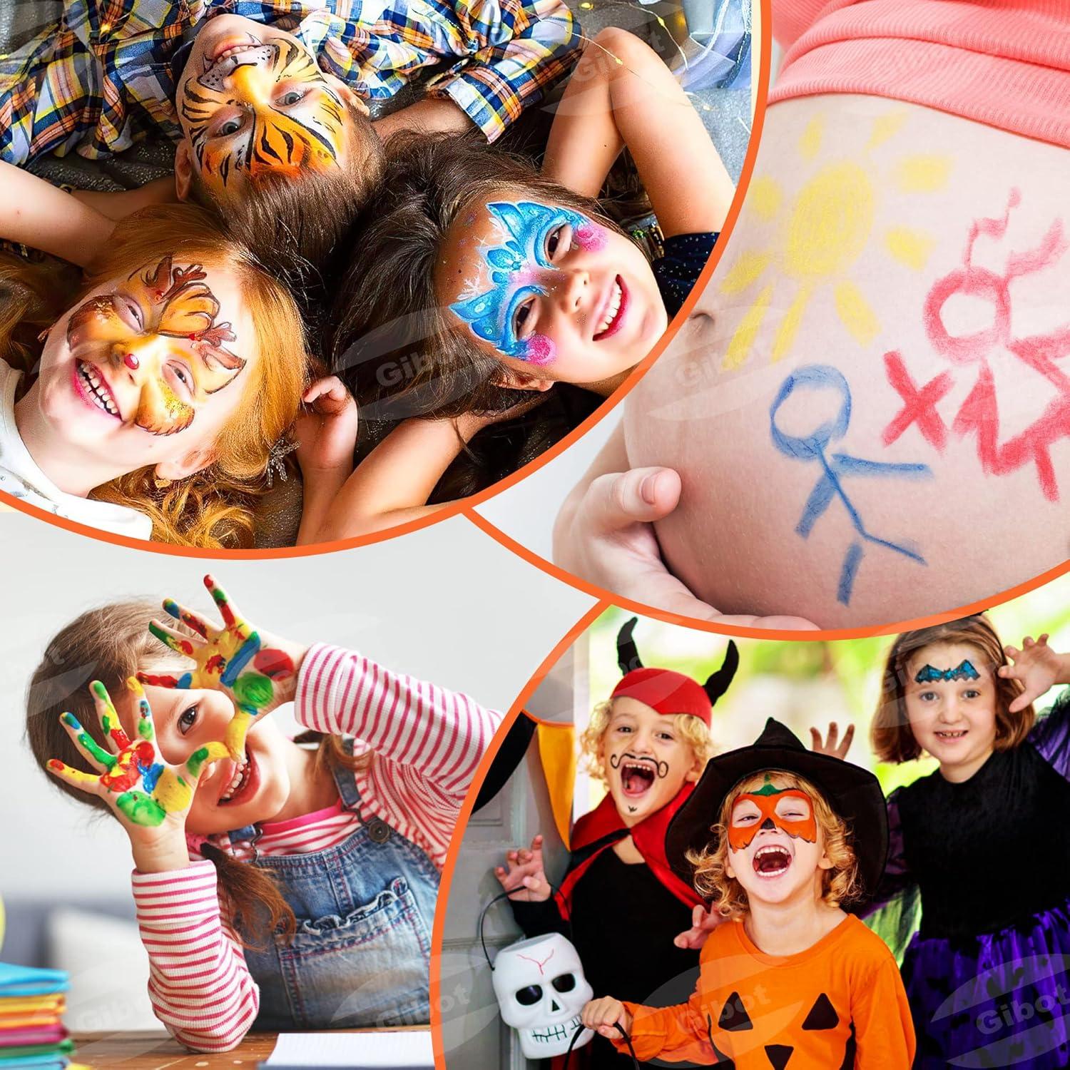 Kinderschminke Set Halloween Schminkstifte Bodypaint (16