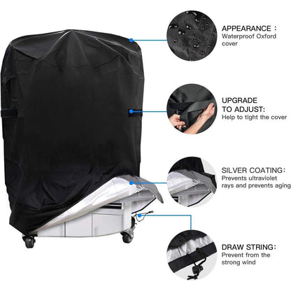 Grillabdeckung 210D Oxford Wetterfest UV-Schutz 77x90cm