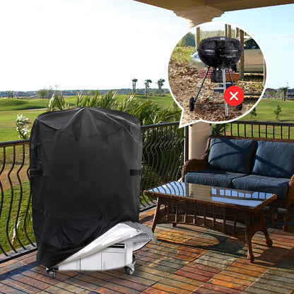 Grillabdeckung 210D Oxford Wetterfest UV-Schutz 77x90cm