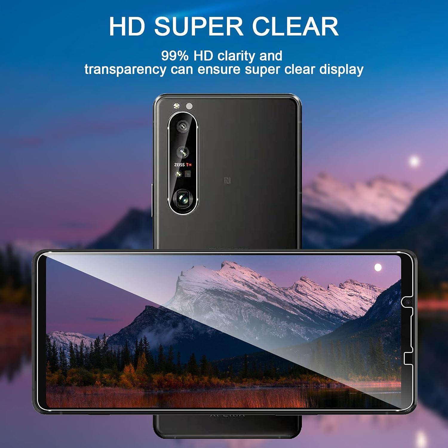 Panzerfolie Displayschutz Sony Xperia 1 III 5G 2021 Schutzfolie 4er Set
