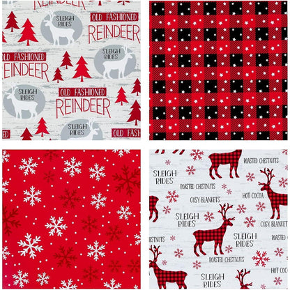 Weihnachtspapierrolle Rustikale Feiertags-Waldszenen 4