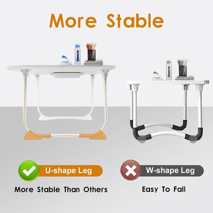 Laptoptisch Laptop Betttisch klappbar Lapdesk mit Schublade und
