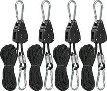 Seilratsche mit Haken 4er Set 150lb Heavy Duty Rope Ratchet