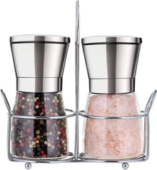 Salz und Pfeffermühle Set mit verstellbarem Keramikmahlwerk