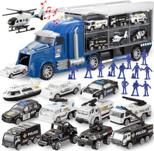 25-in-1 Druckguss LKW Fahrzeug Spielzeug Set mit Soldaten Männern und