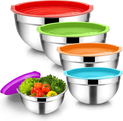 Edelstahl Rührschüssel Set mit