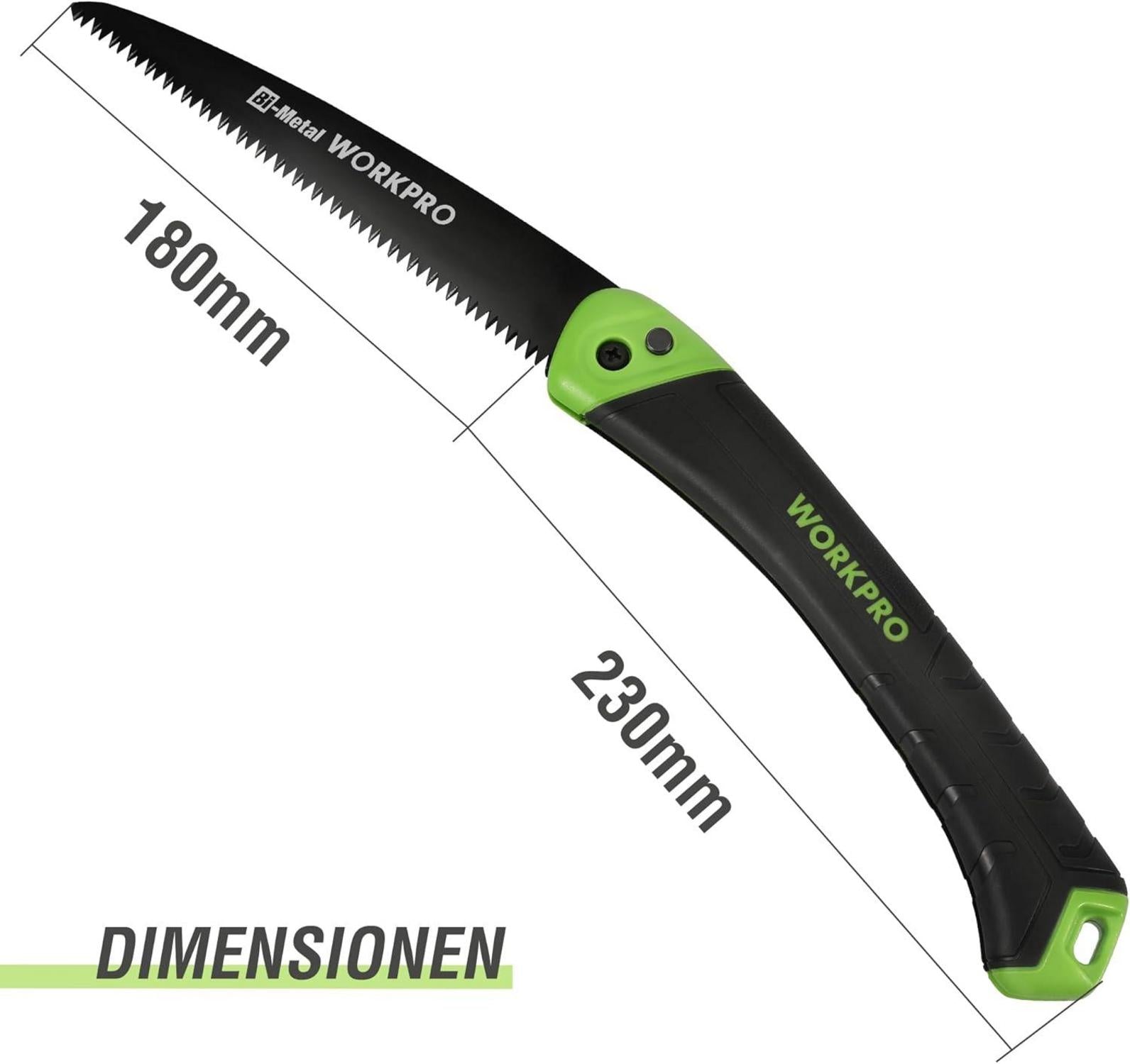 Handsäge Astsäge klappbar BI-Metall scharfe Klingen Multifunktions