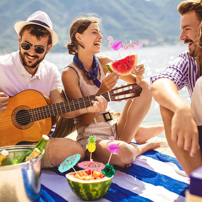 60 Stücke Cocktail Dekoration Cocktailspieße Schirmstäbchen