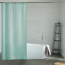 Schmaler Duschvorhang für Eck-Dusche & kleine Badewanne - Polyester