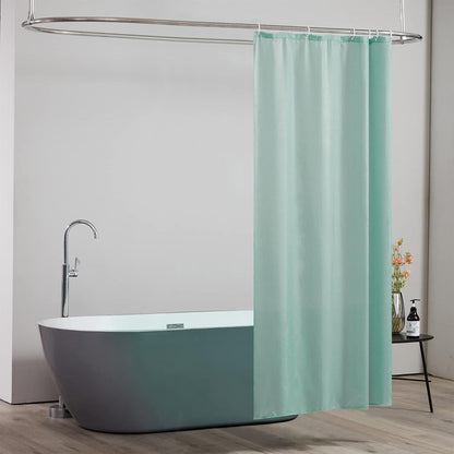 Schmaler Duschvorhang Eck Dusche Minzgrün Polyester 85x180cm Neu