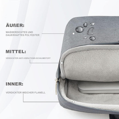Voova Laptoptasche 13-13,3 Zoll, Wasserdicht Stoßfest