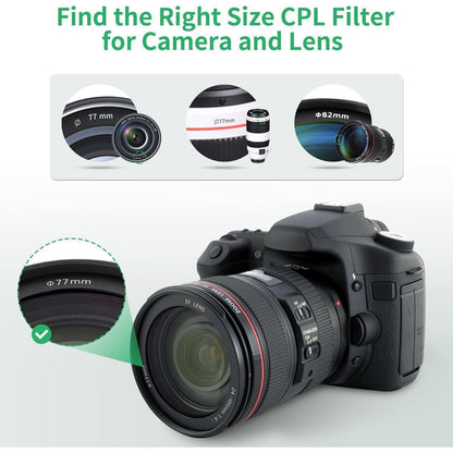PROfezzion 49MM Polarisationsfilter Ultra Schlank Mehrfach