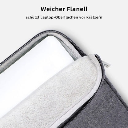 Voova Laptoptasche 13 13,3 14 Zoll Wasserdicht Stoßfest Grau