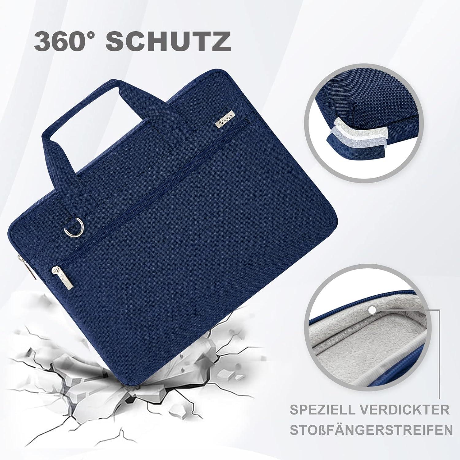 Voova Laptoptasche 360°Schutz 13 14 15,6 16 17 Zoll