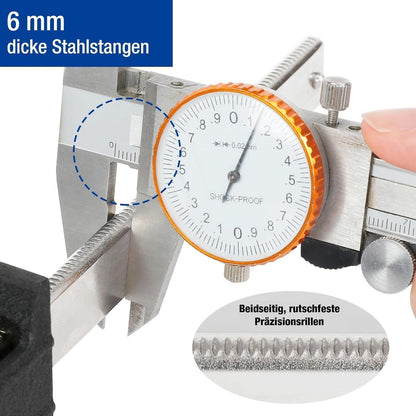 WORKPRO Schraubzwingen Set 4 Stück 150/300mm Spannkraft