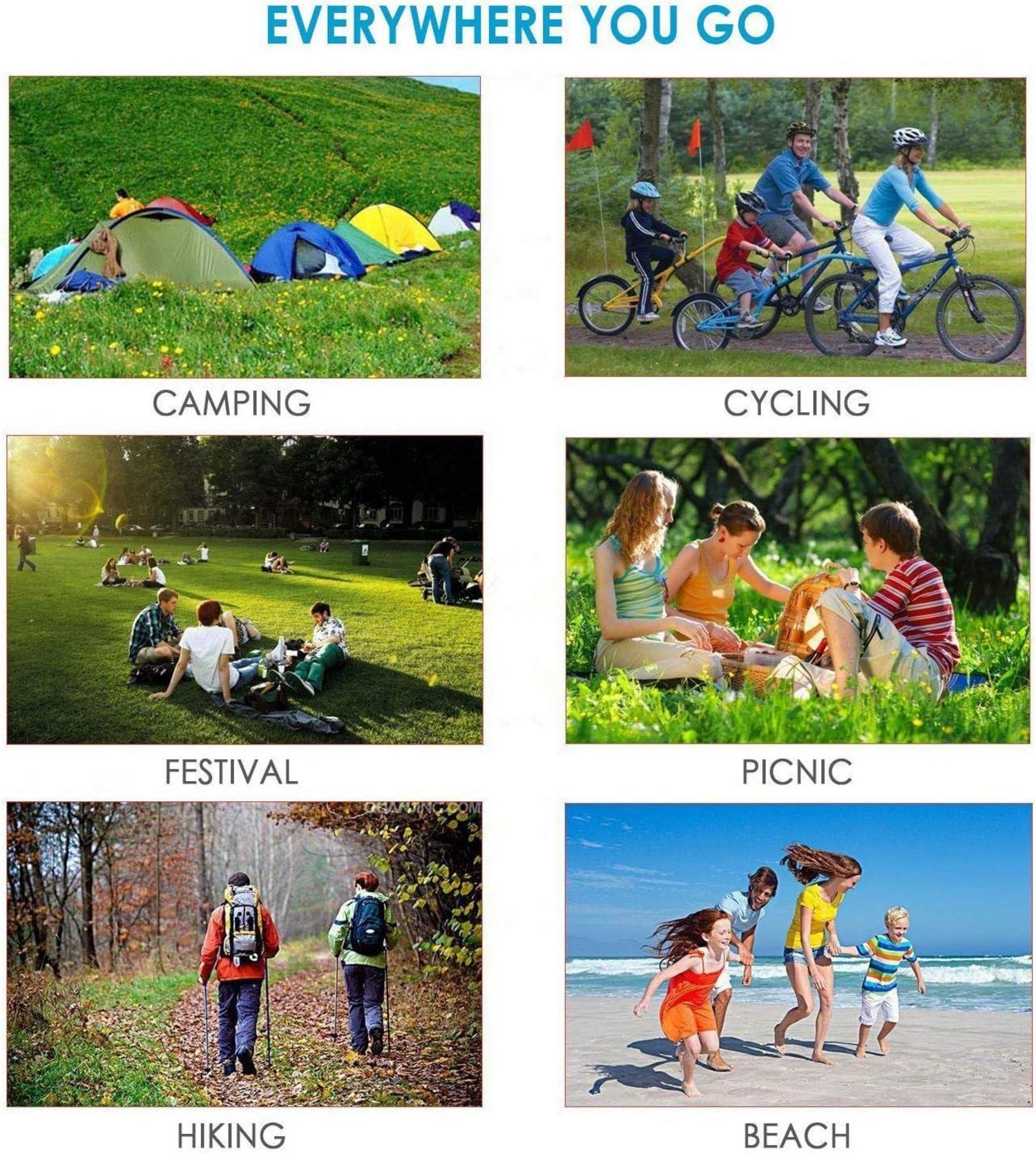 4x Faltbares Sitzkissen Outdoor Wasserdicht Thermo Picknick