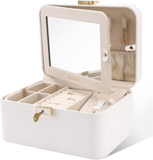 Großes Schmuckkästchen mit Spiegel und