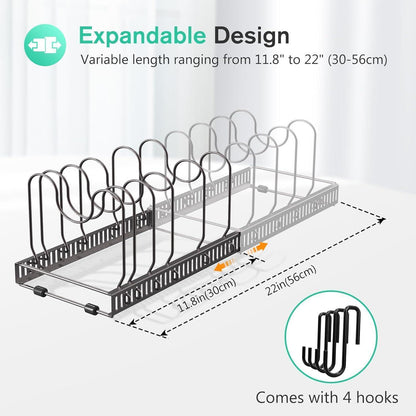 Metall Pfannenhalter Topf Organizer Aufbewahrung Rack