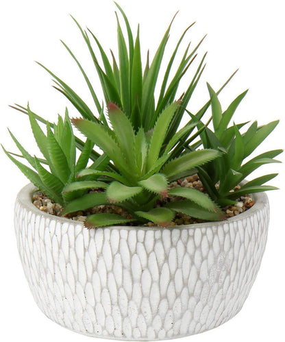 Kunstpflanze Sukkulentenarrangement Deko Wohnzimmer 16cm