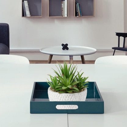 Kunstpflanze Sukkulentenarrangement Deko Wohnzimmer 16cm im Zementtopf