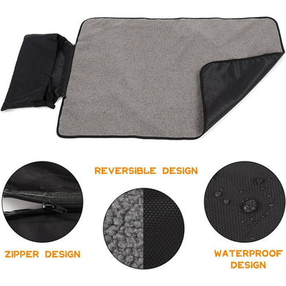 Faltbare wasserdichte Haustierdecke 100 x 70 cm für Camping