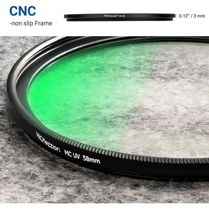 77mm Ultra Slim UV Filter für Canon Nikon mit HD Optik
