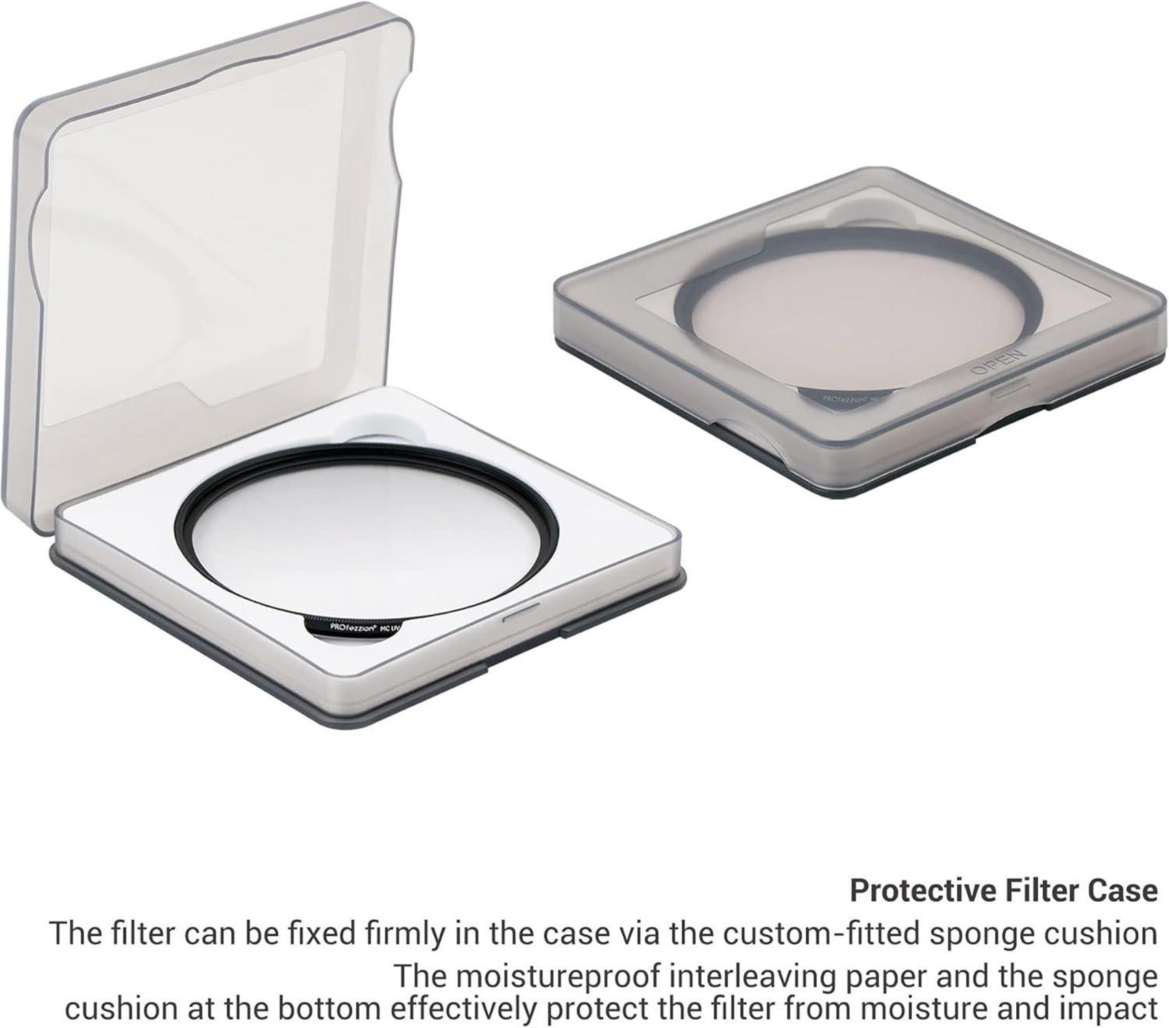 PROfezzion 77mm UV Filter für Canon Nikon DSLR Kamera Objektive