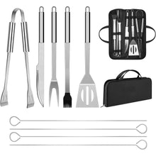 Grillbesteck Set 9tlg Geburtstagsgeschenk für Männer Tasche
