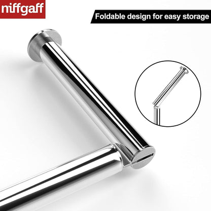 Toilettenpapierhalter Edelstahl Stabil Stehend für Klopapier