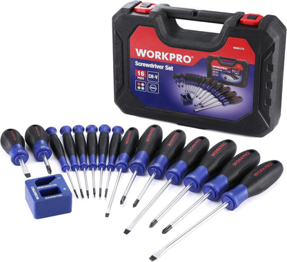 Professionelles Schraubendreher Set mit magnetischen Spitzen 16-teilig