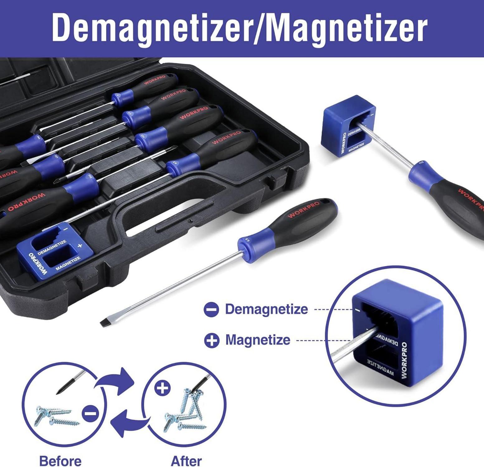 WORKPRO Schraubendreher Set Magnetisch Präzision