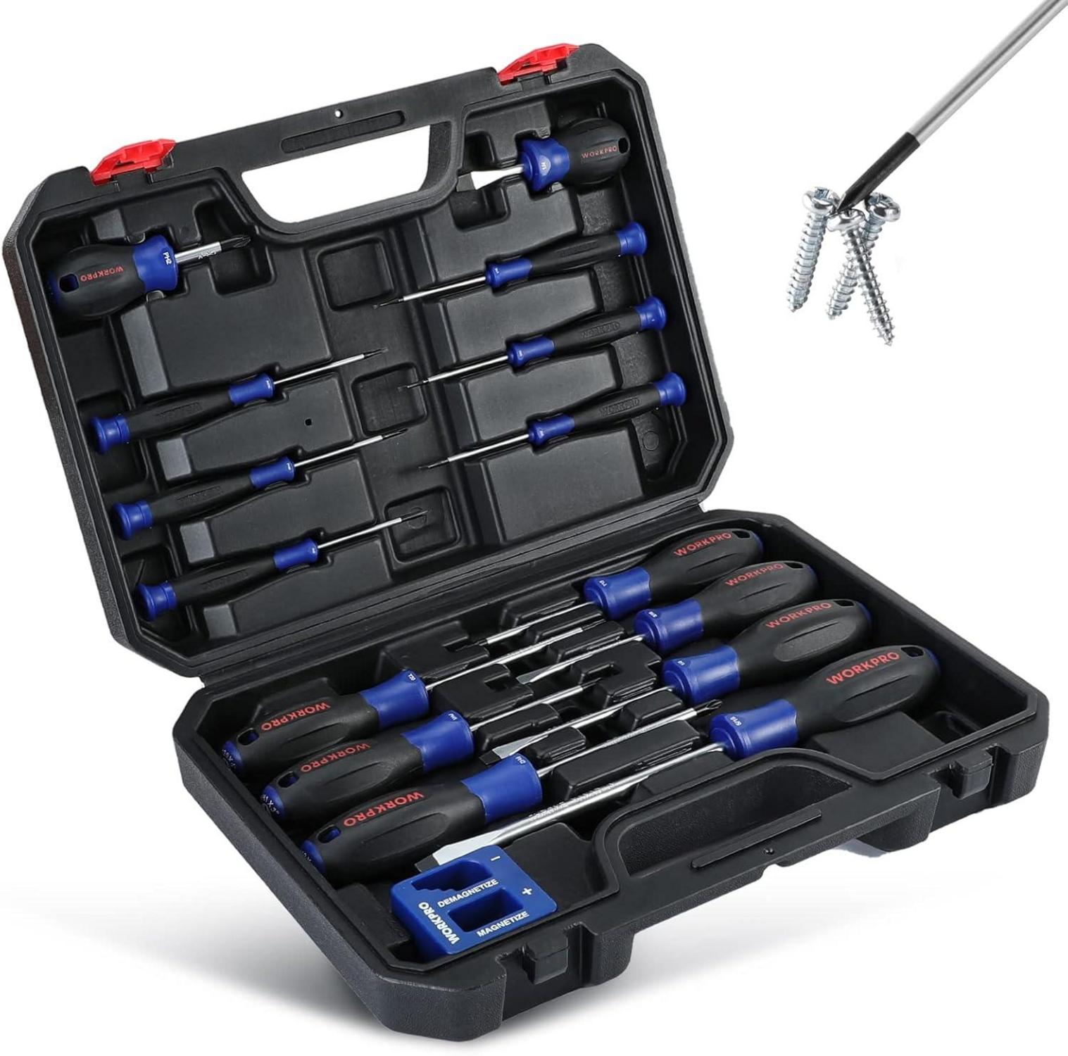 Professionelles Schraubendreher Set 16-tlg. Magnetisch Präzisions Cr-V
