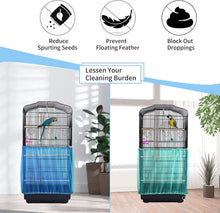 Universal Vogelkäfig Abdeckung Grün - Einstellbar