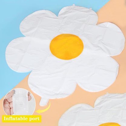 6er Set Gänseblümchen Folienballon XXL Luftballons Blume Mylar für