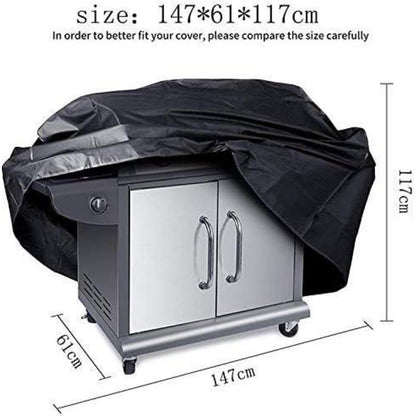 Gasgrill Abdeckung 147x61x117CM wasserdicht UV-Schutz